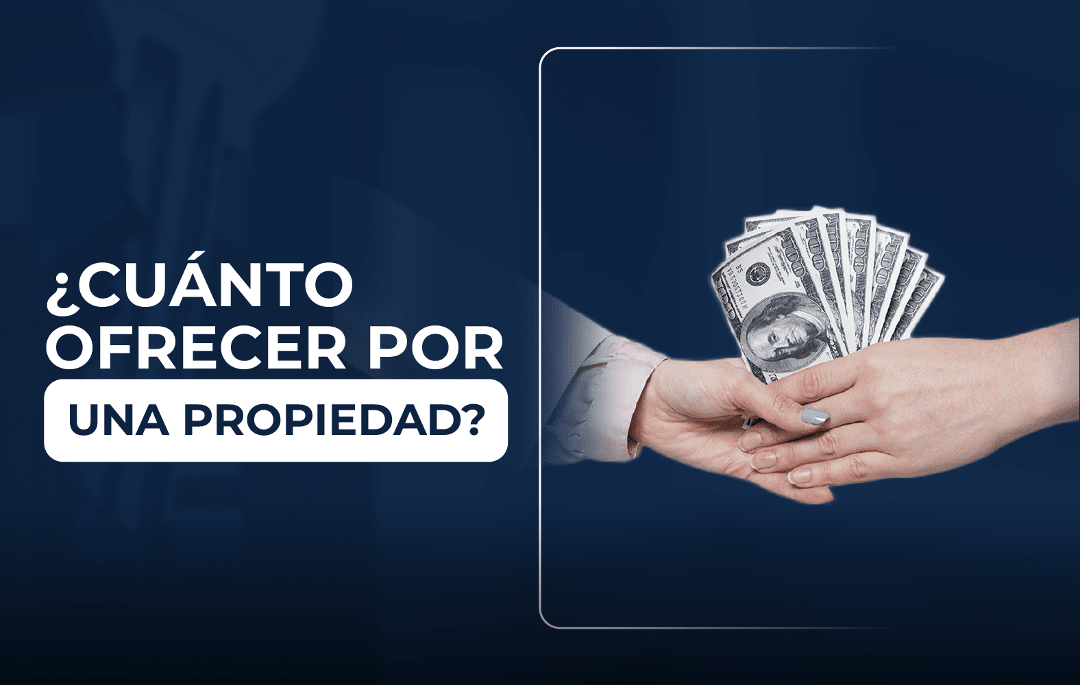 ¿Cuánto debo ofrecer por una propiedad?